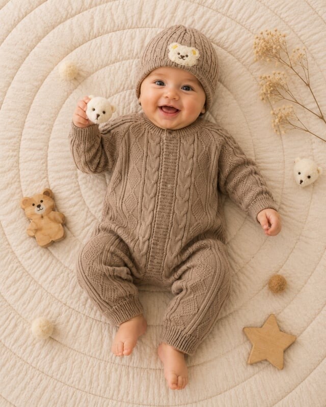 Onesie  taupe beer