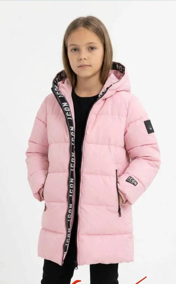 Icon lange jas roze
