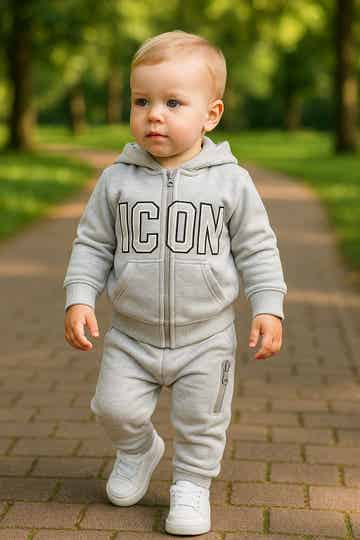 Joggingpak  icon grijs