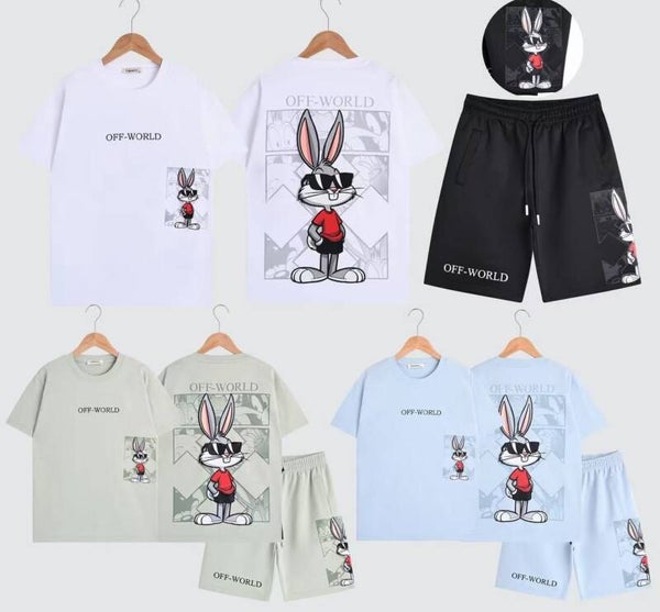 Bugsbunny  wit  blauw groen