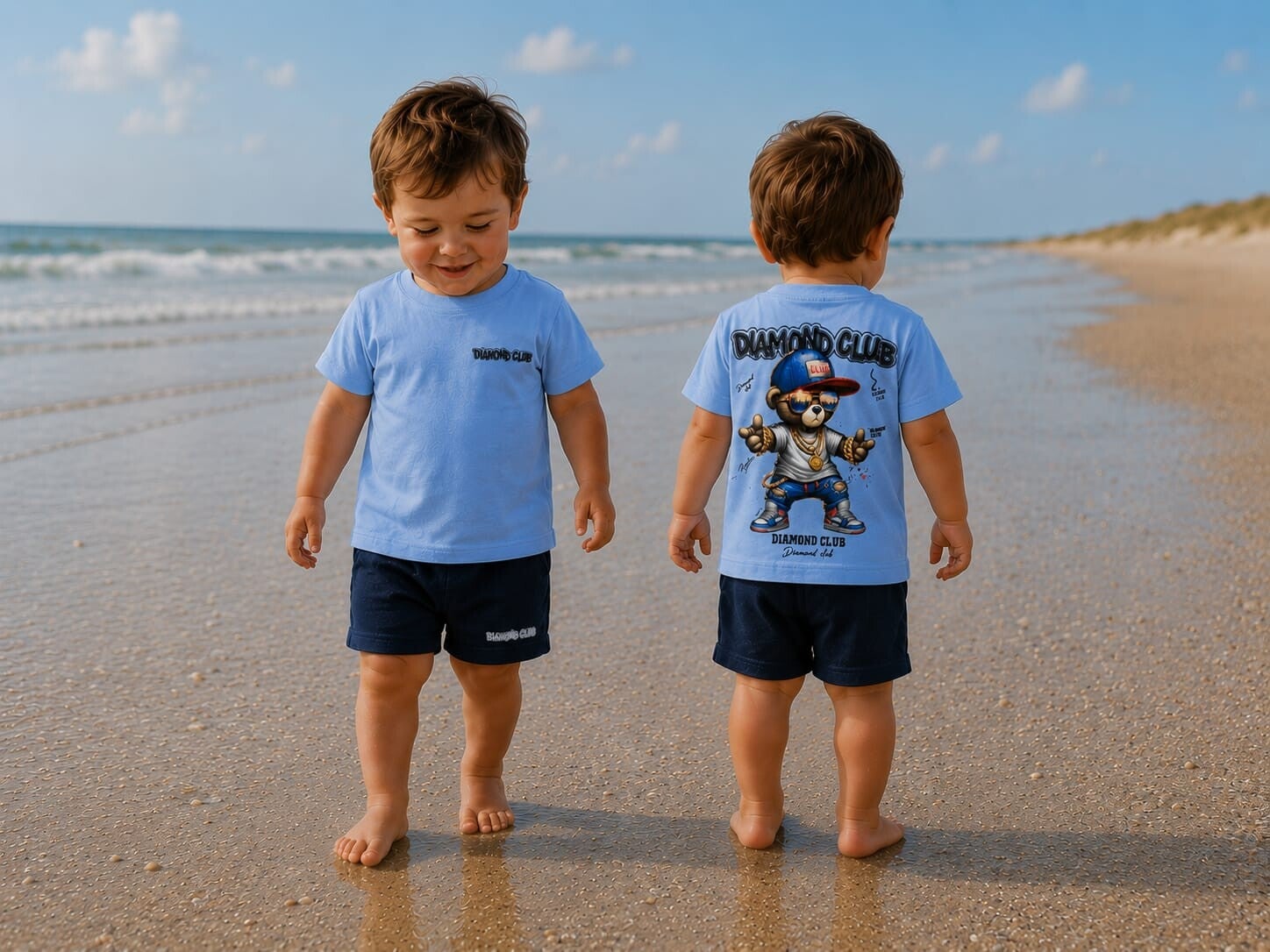 Set blauw  diamond club