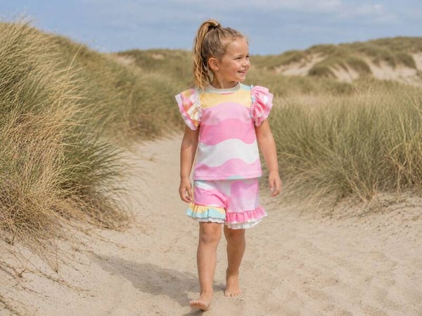 Set golven roze