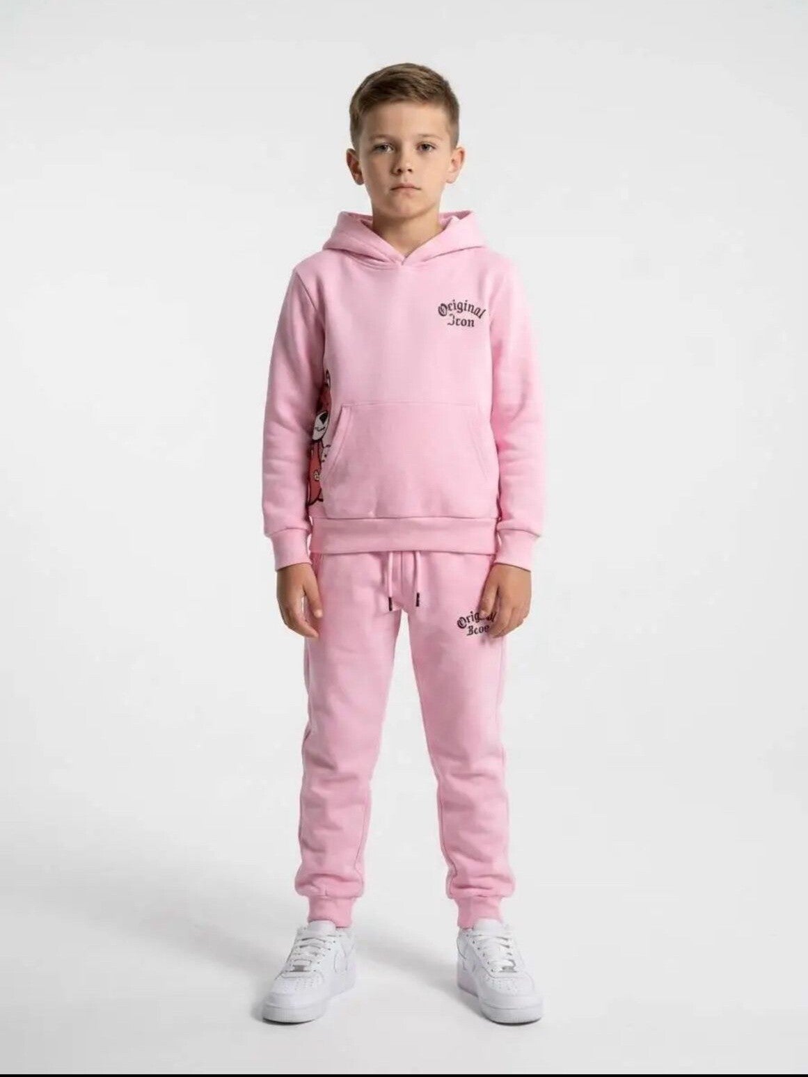 Trainingspak met Hoodie roze