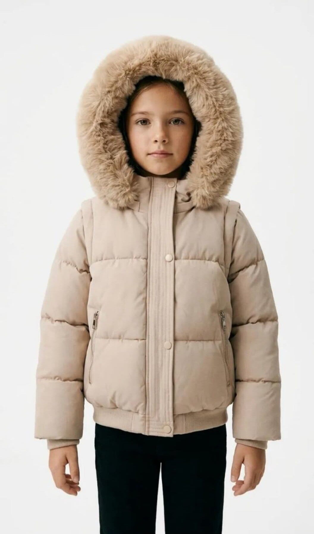 Jas/bodywarmer beige