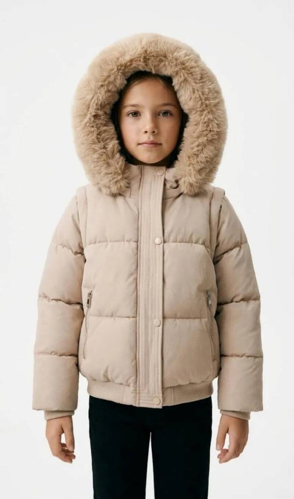 Jas/bodywarmer beige