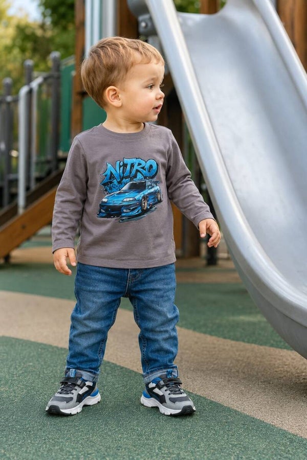 Longsleeve grijs nitro