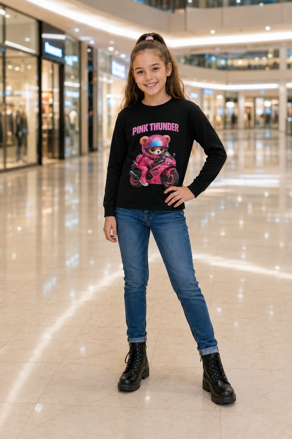 Longsleeve Pink Tunder