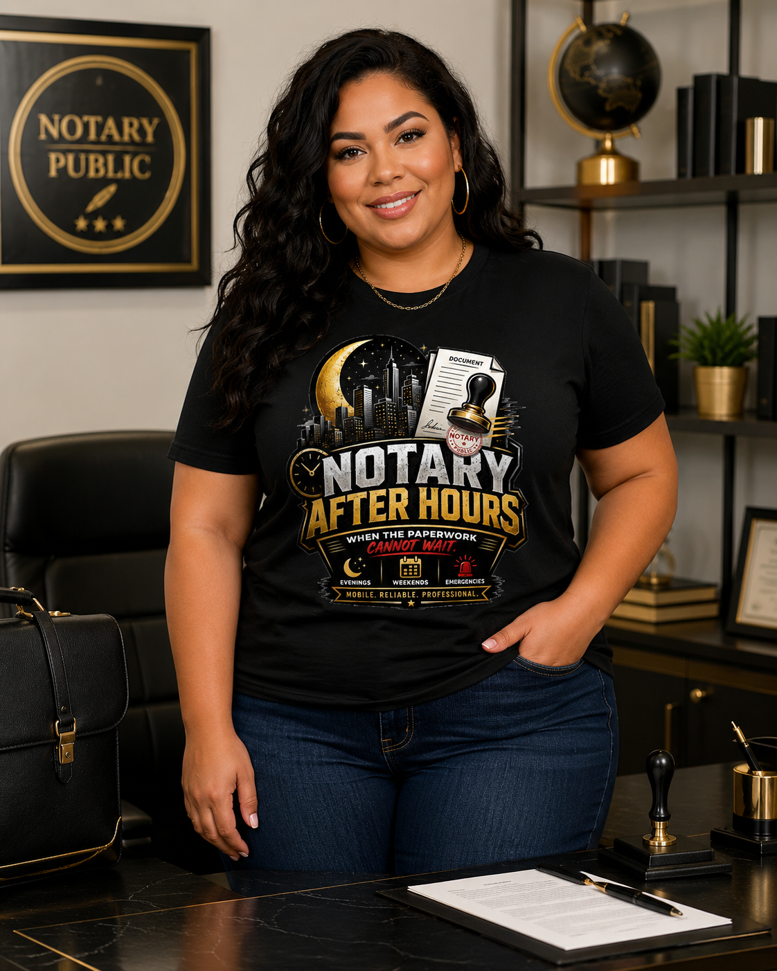 Notary After Hours T-Shirt Plus
