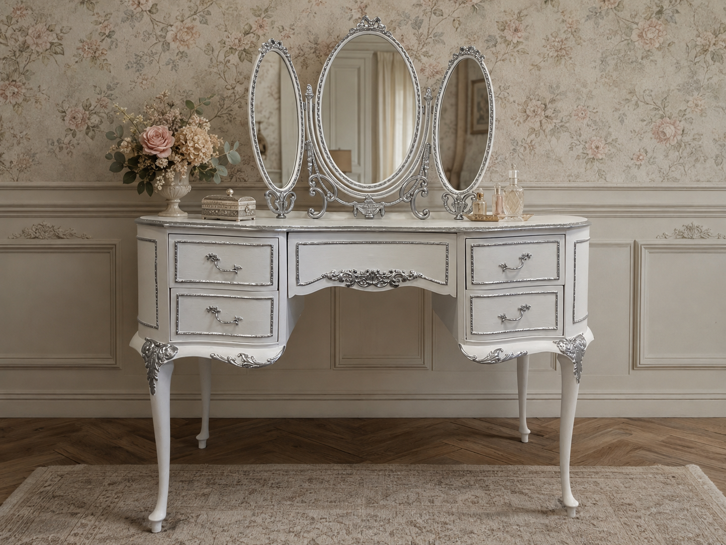 French Louis Olympus dressing table