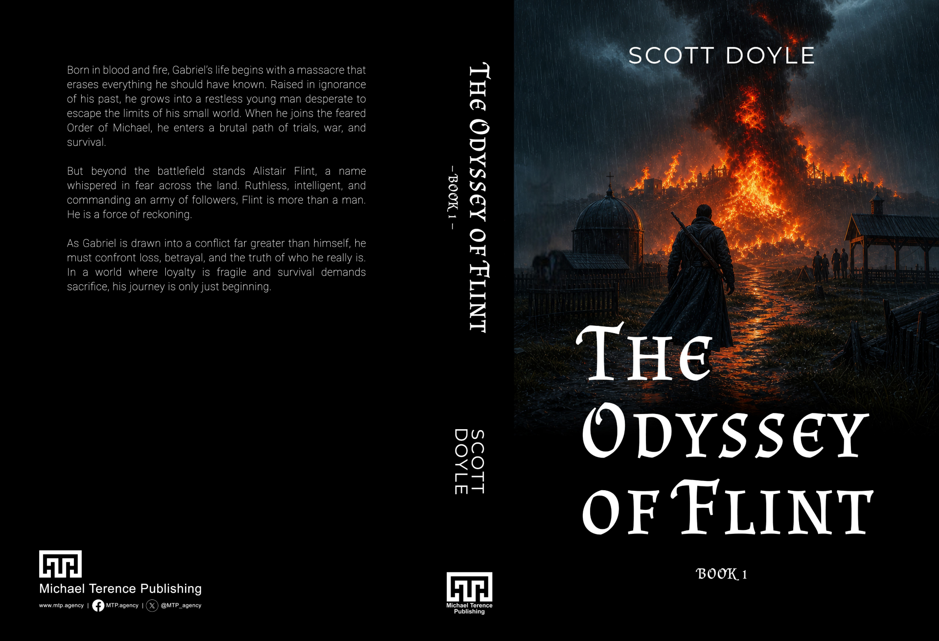 The Odyssey Of Flint book cover by Scott Doyle