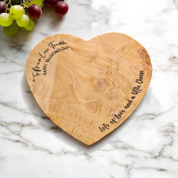Olive Wood Heart