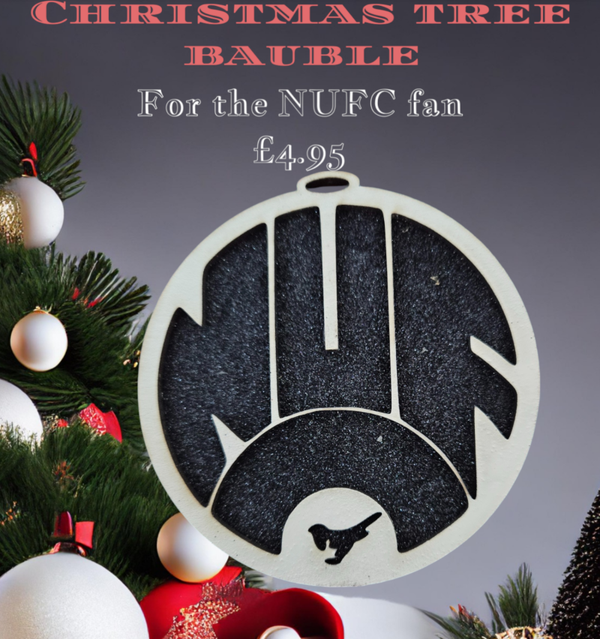 NUFC Christmas bauble