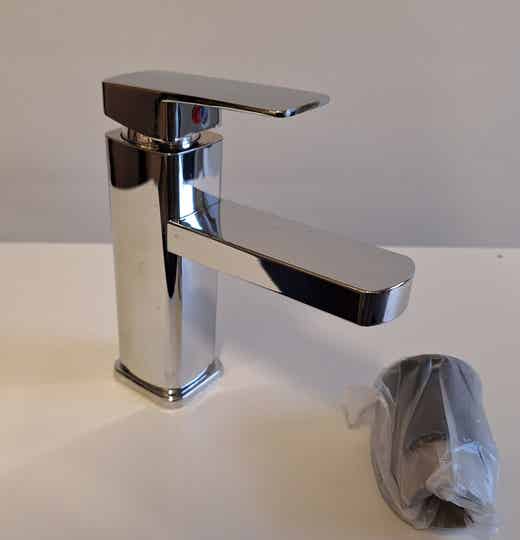 Wastafelkraan chroom