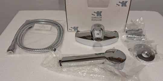 Douchekraan chroom met handdouche