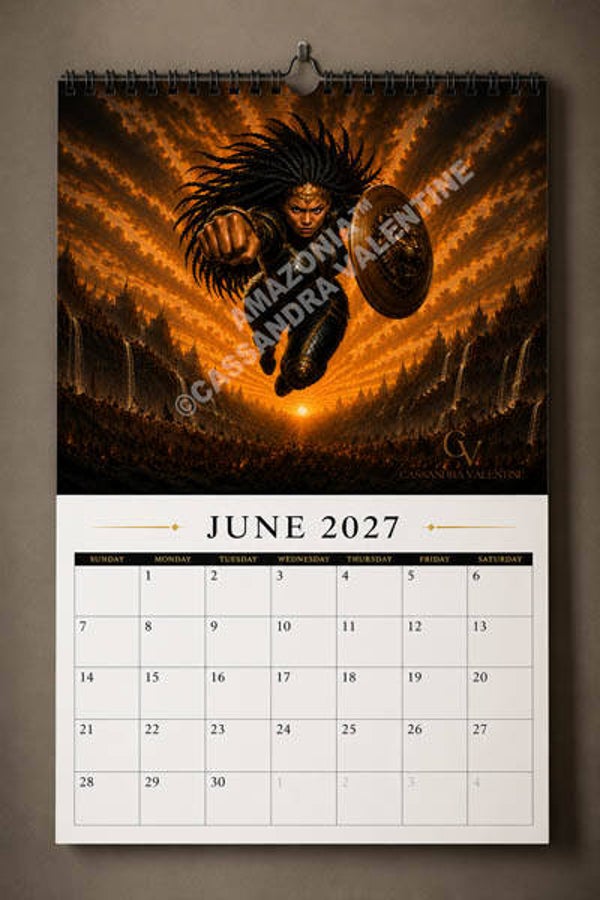 Amazonia Goddess of Nubia - 2027 Calendar