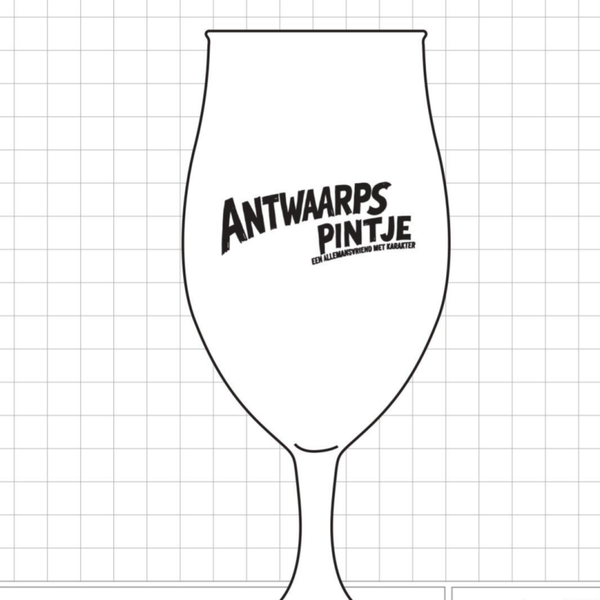 Antwaarps Pintje Glas