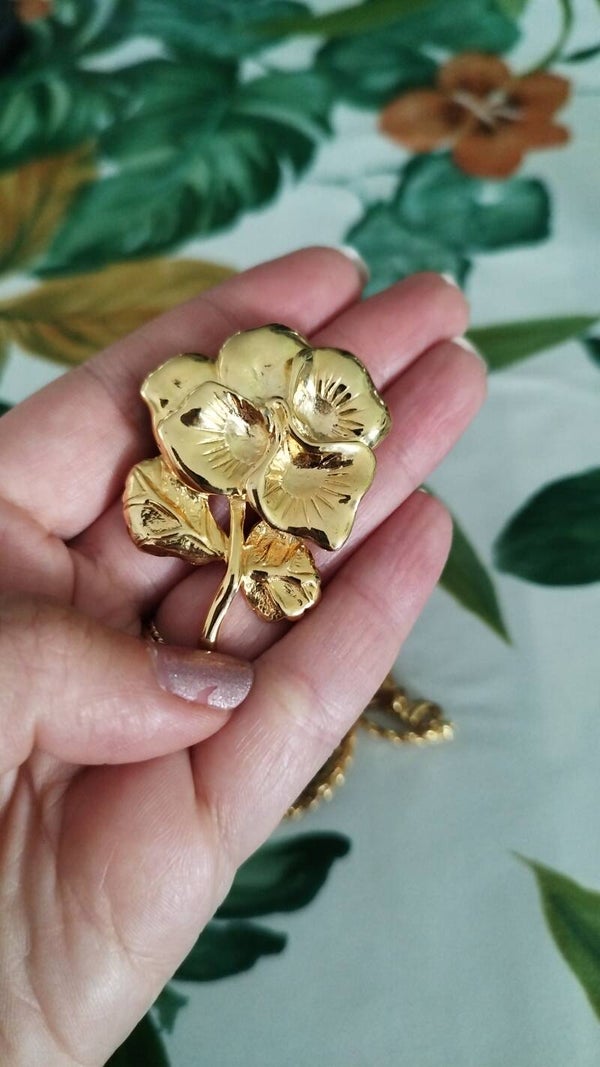 Broche fleur Vintage Maty