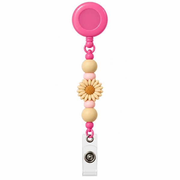 Badgehouder roze