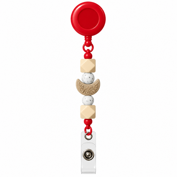 Badgehouder rood