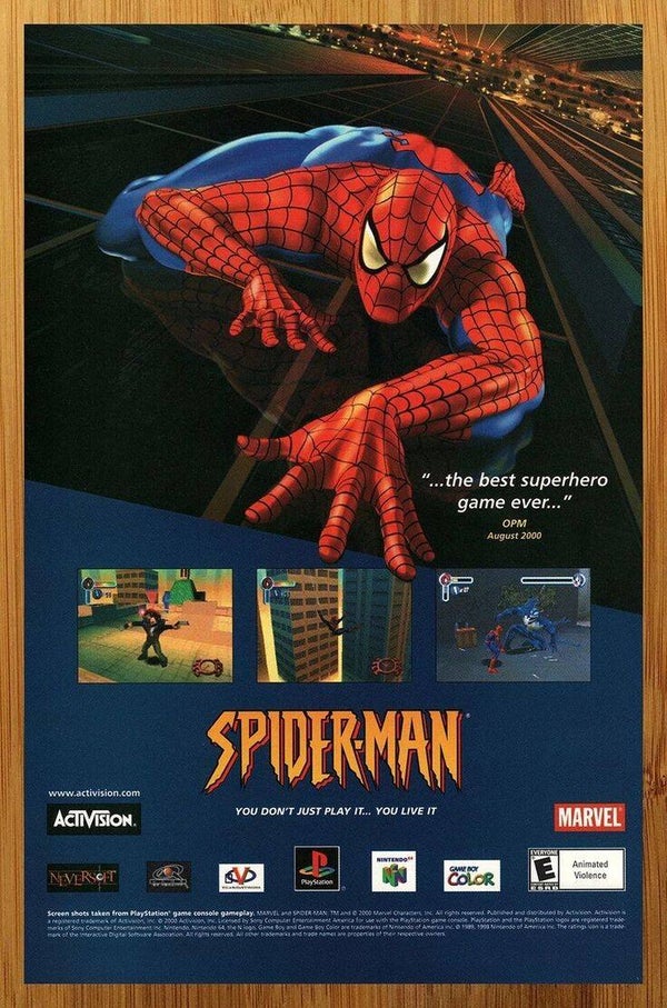 Spiderman Gaming A3 Poster