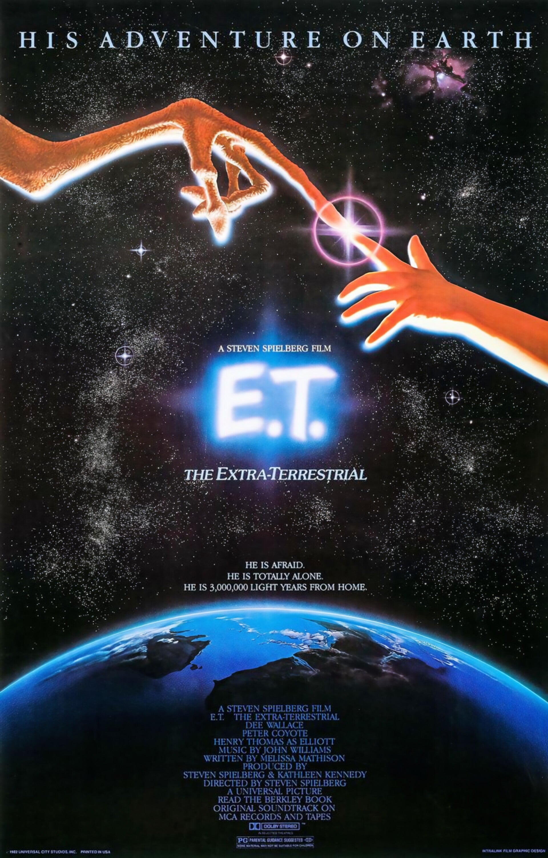 E.T. the Extra-Terrestrial Movie Poster A3