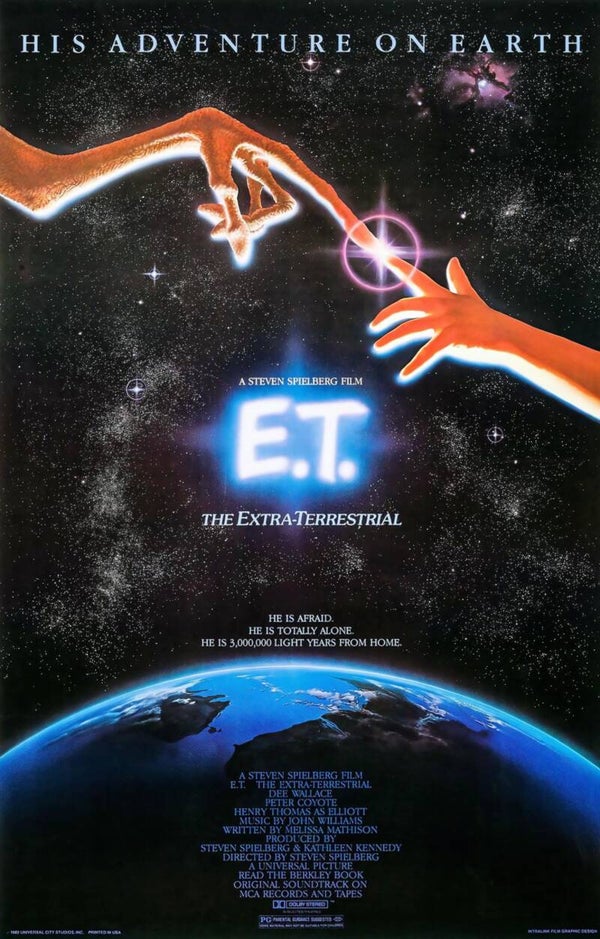 E.T. the Extra-Terrestrial Movie Poster A3