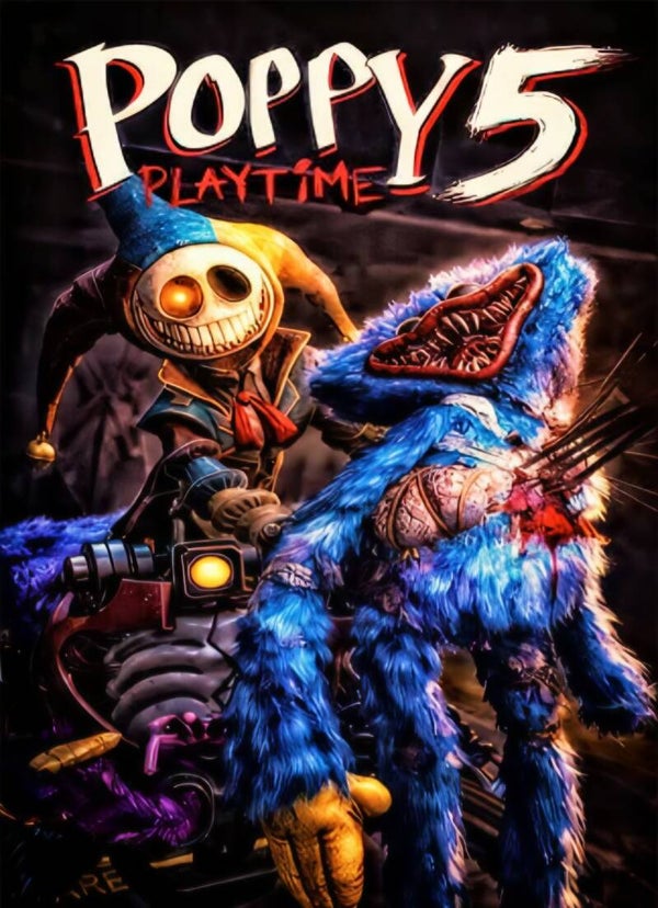Poppy Playtime Chapter 5 Prototype - Huggy A3 Poster
