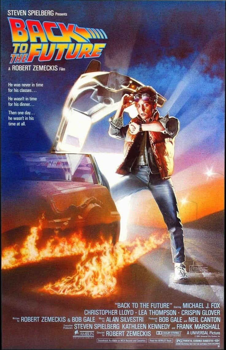 Back to the Future Movie Poster A3