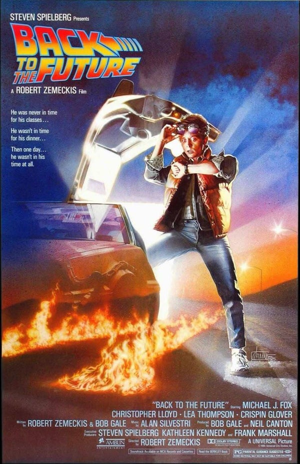 Back to the Future Movie Poster A3