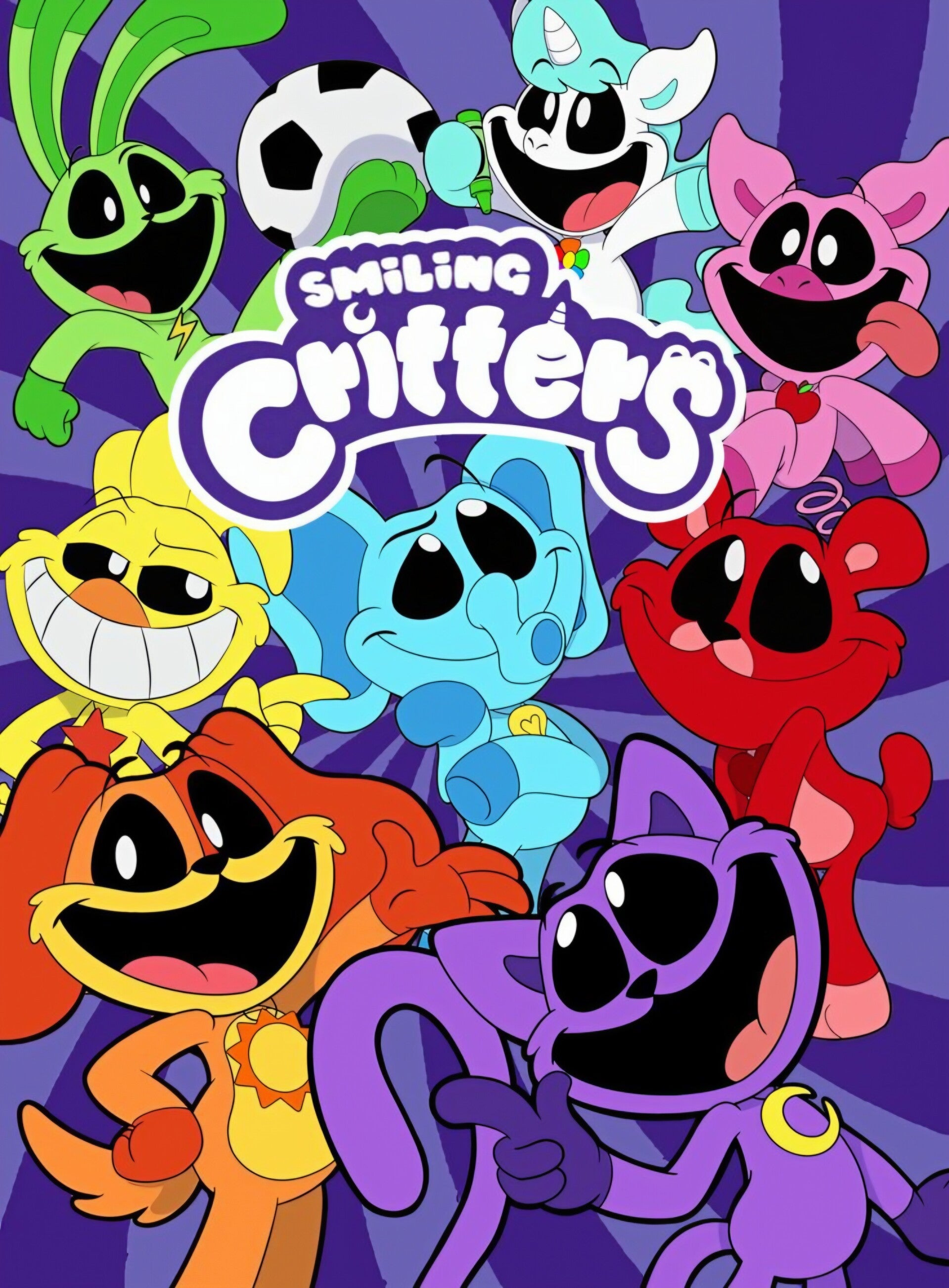 Poppy Playtime Smiling Critters A3 Poster