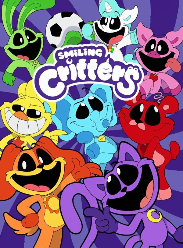 Poppy Playtime Smiling Critters A3 Poster