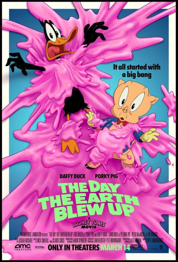The day the earth Blew up - Movie Poster A3 Looney Tunes