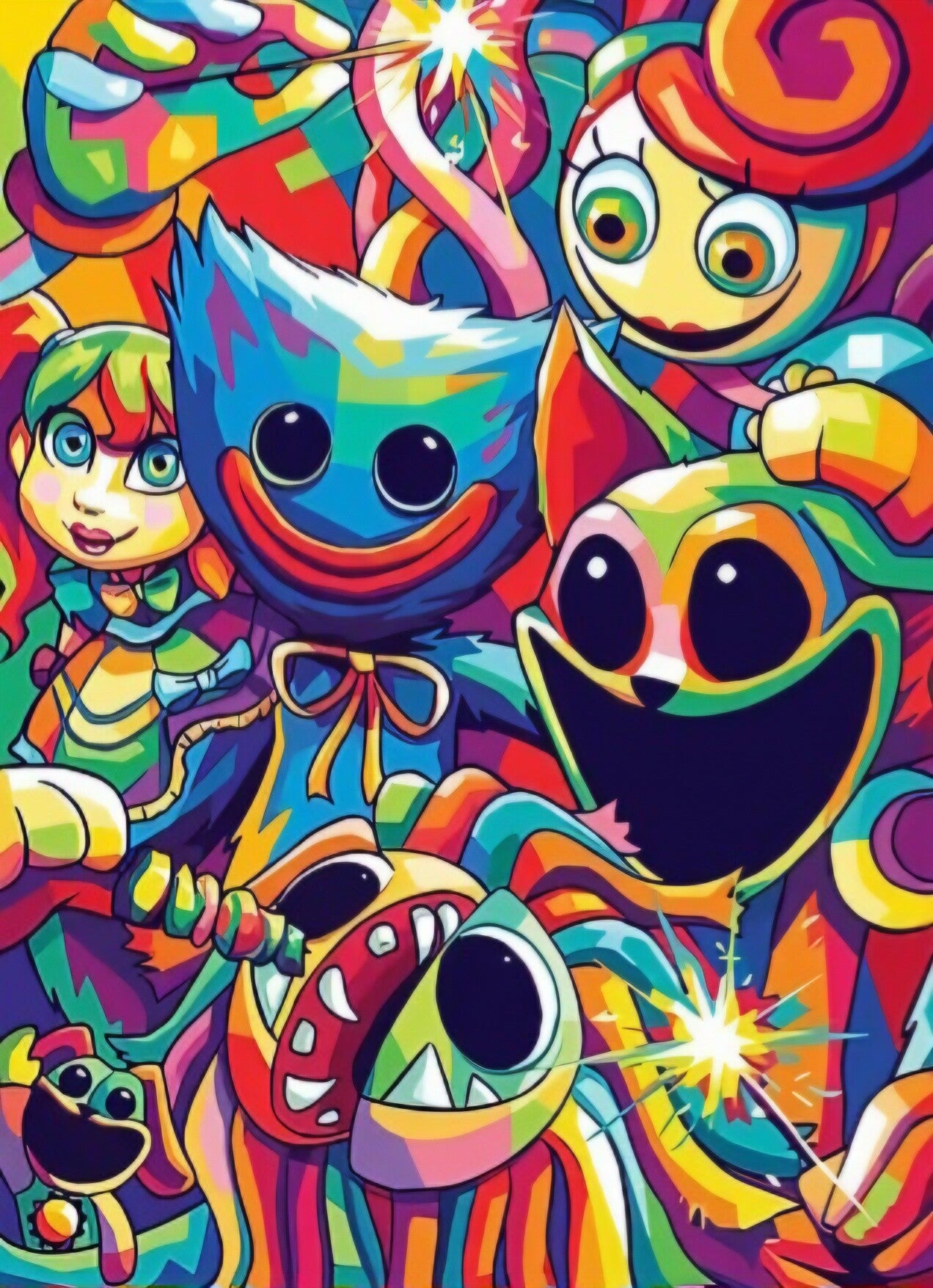 Poppy Playtime Art A3 Poster