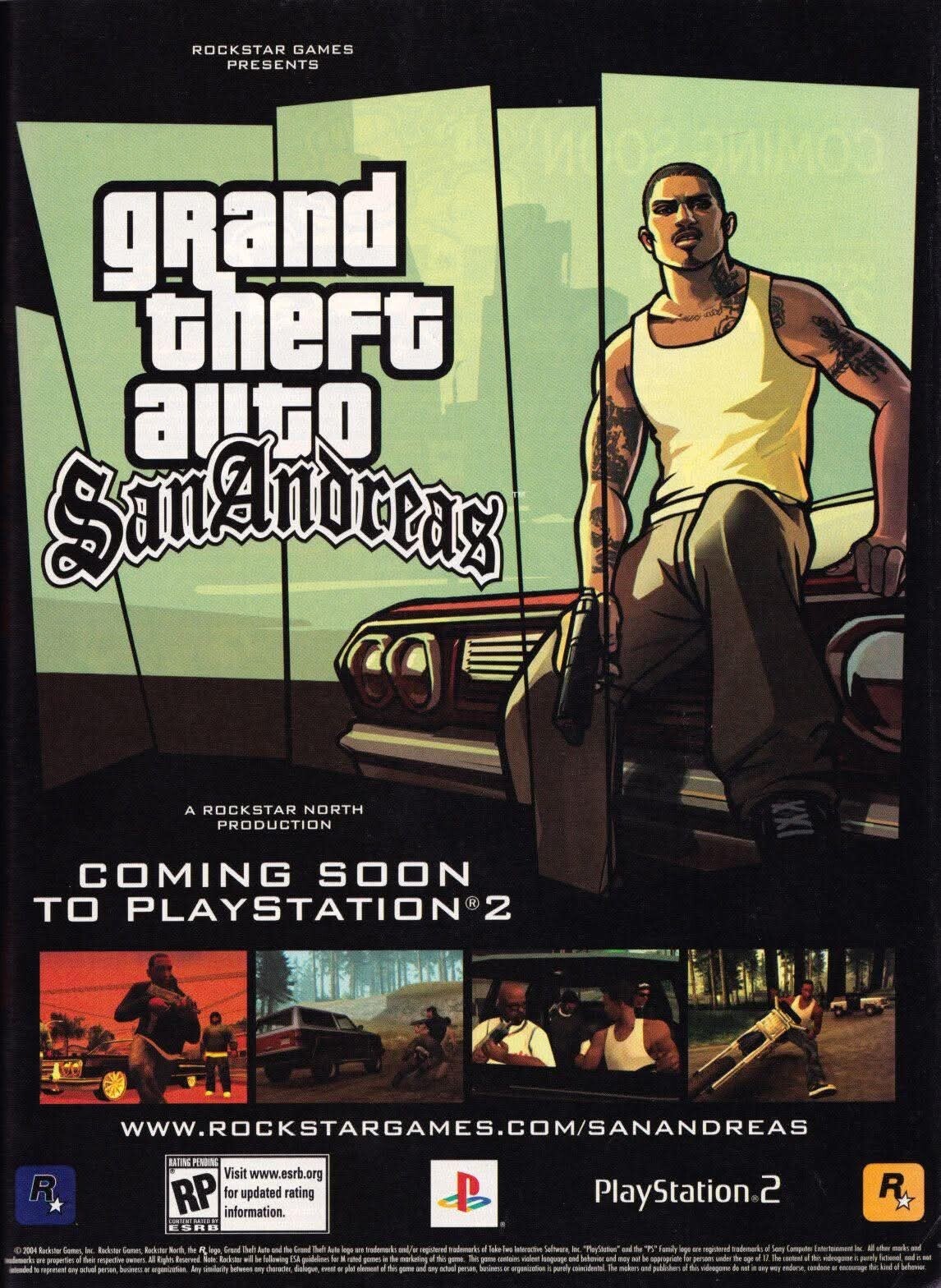Grand Theft Auto SanAndreas A3 Poster