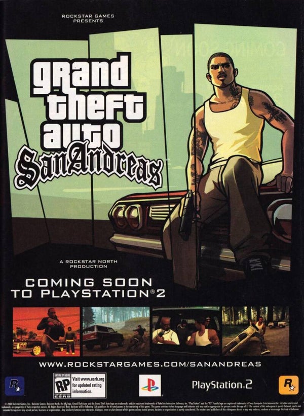 Grand Theft Auto SanAndreas A3 Poster