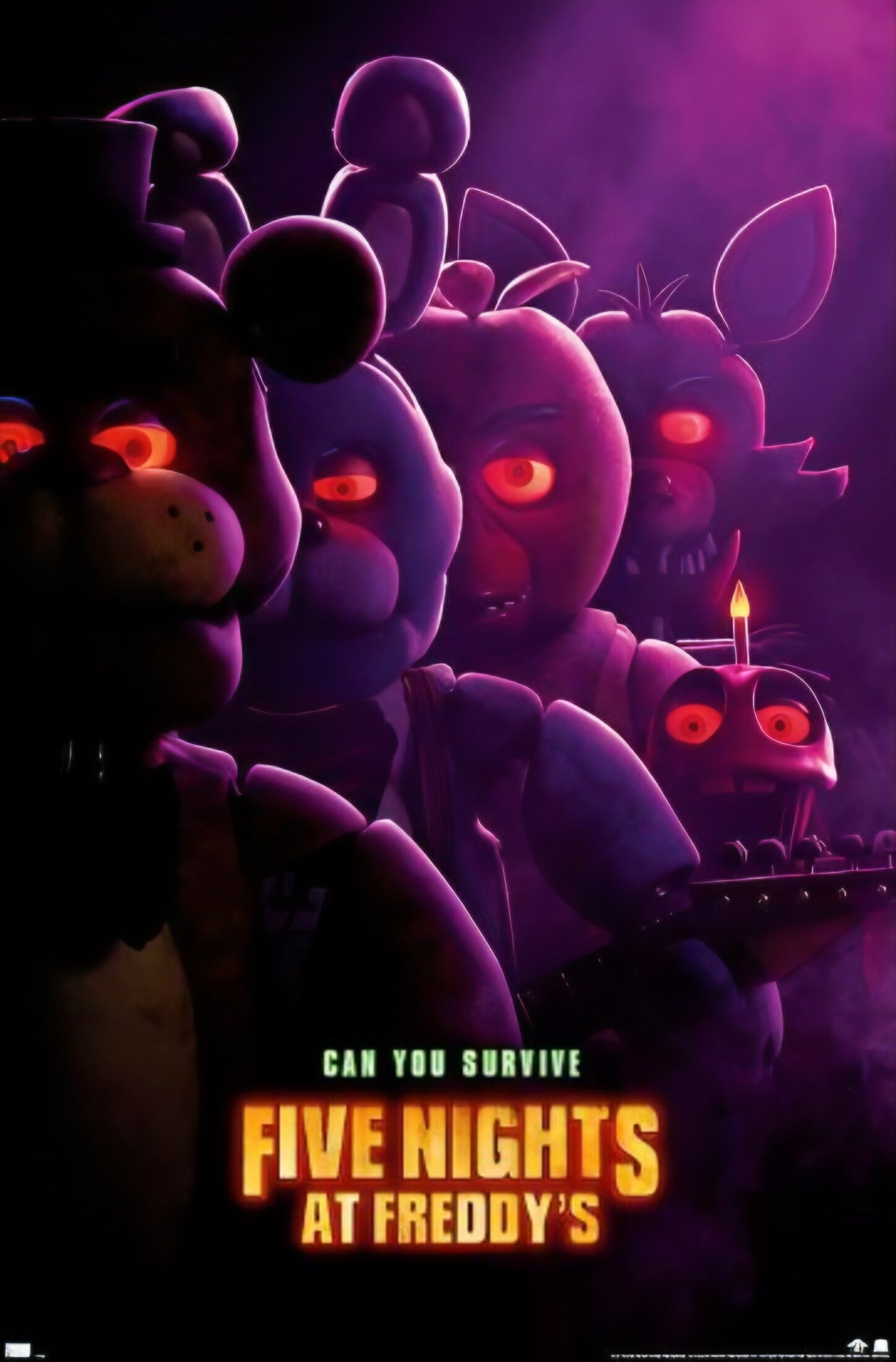 Five Nights at Freddy's Movie - Teaser One Sheet Poster A3