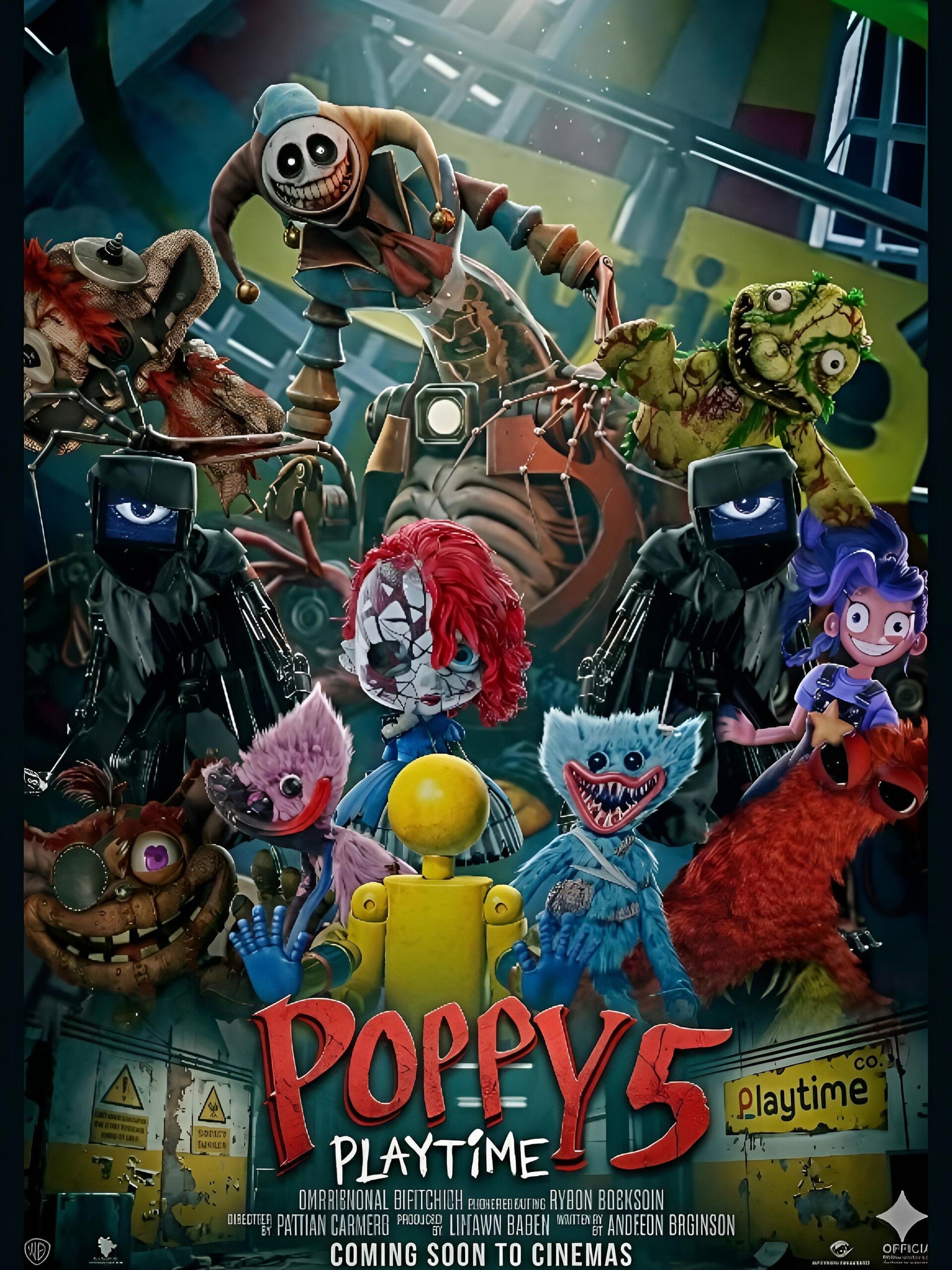 Poppy Playtime chapter 5 Glossy A3 Poster