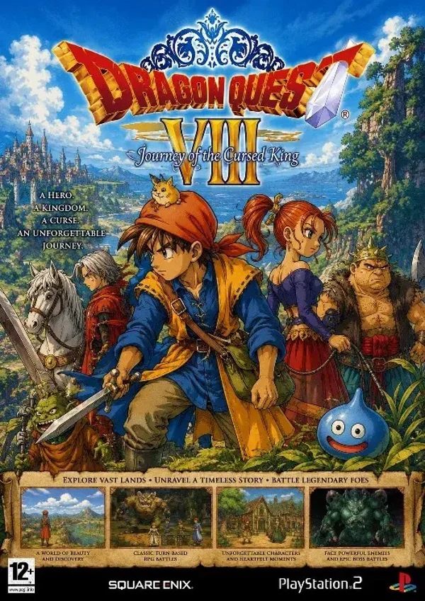 Dragon Quest VIII A3 Gaming Poster