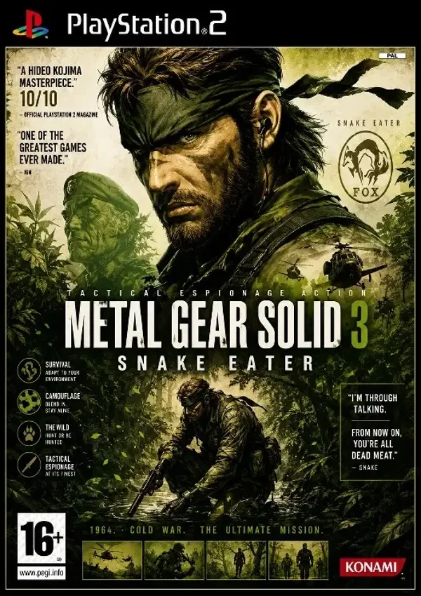 Snake Eater – Retro Gaming Nostalgia Poster A3