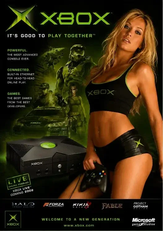 Original Xbox Retro Gaming Fan Poster A3