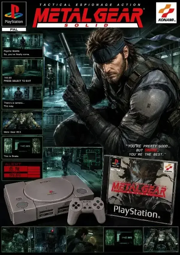 Tactical Espionage – Retro Gaming A3 Poster