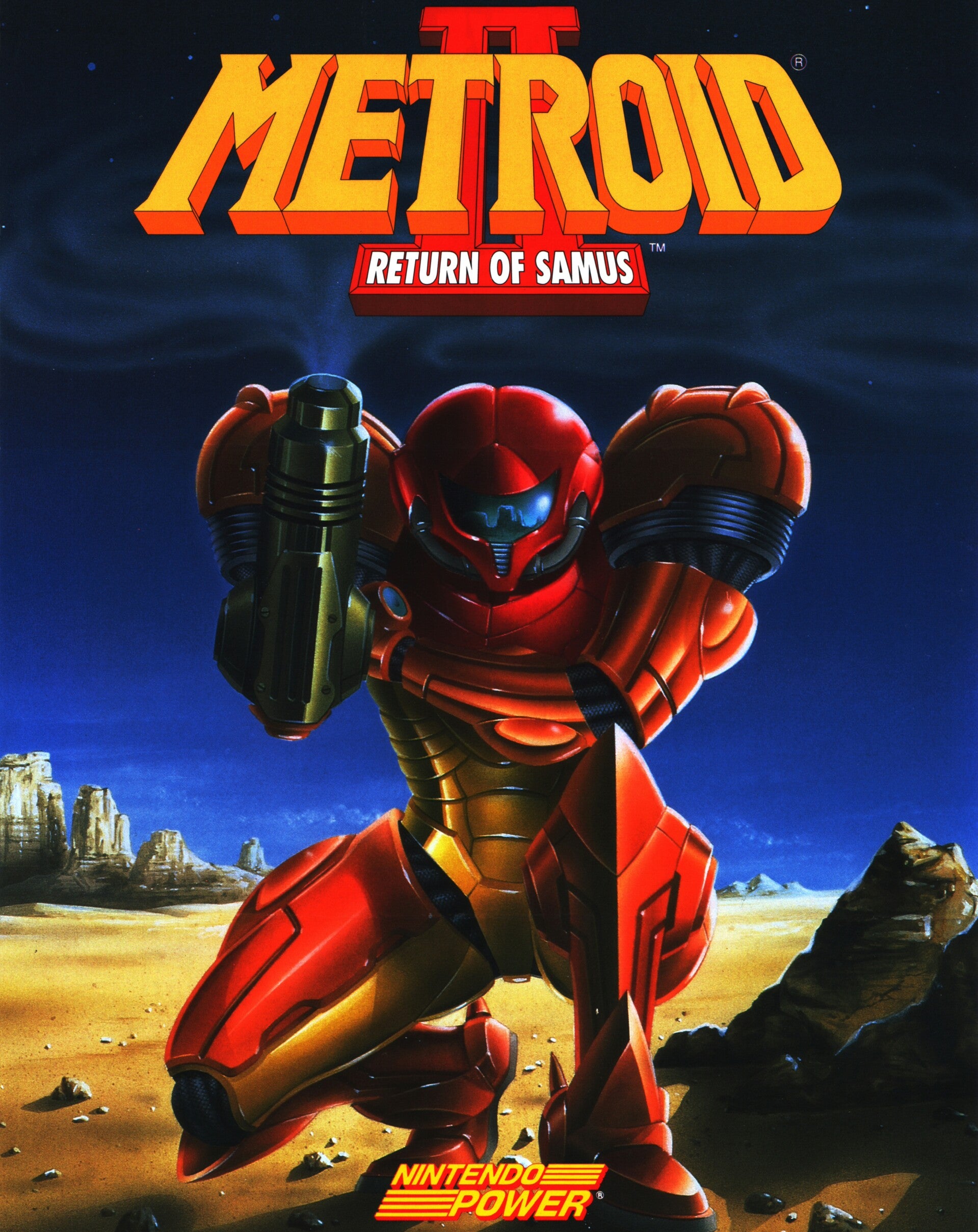 Metroid II Return of Samus A3 Poster