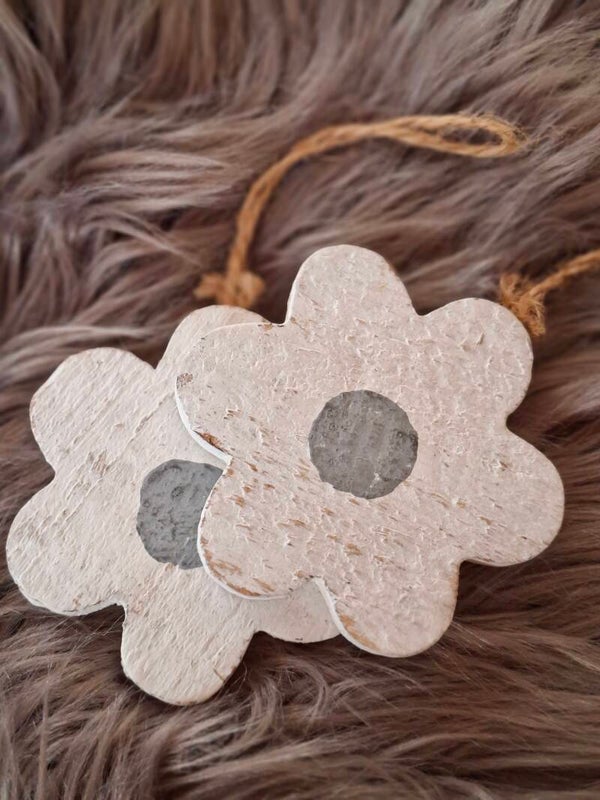 Bloem wit (set van 2)