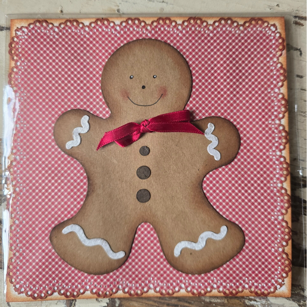 Kaart gingerbread fijn