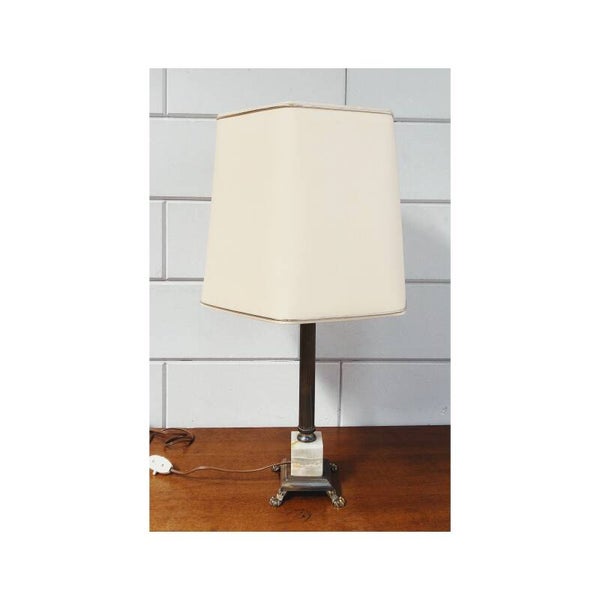 Vintage Tafellamp met Marmer