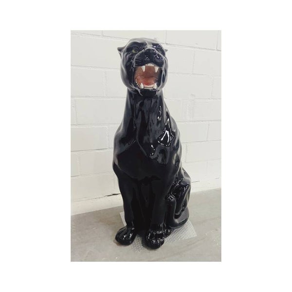 Zwarte Panter Beeld Keramiek