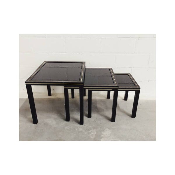 Vintage Mimiset Zwart Glas