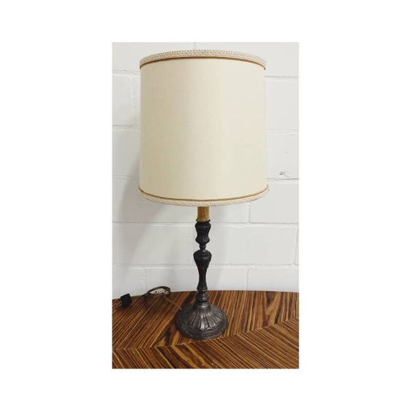 Klassieke Lamp met Messing Voet