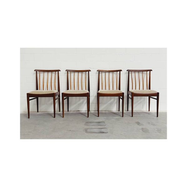 Vintage Teakhouten Eetkamerstoelen