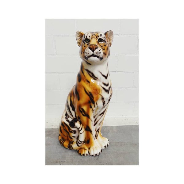 Hollywood Regency Tijgerbeeld